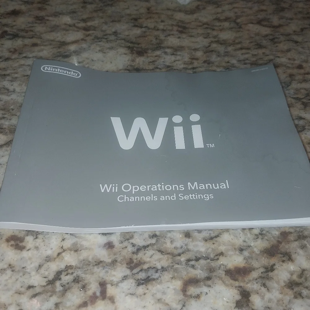 Wii operations manual